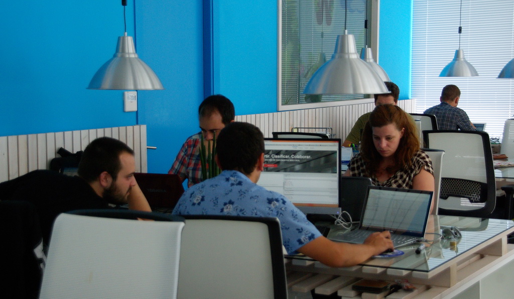 Equipo trabajando